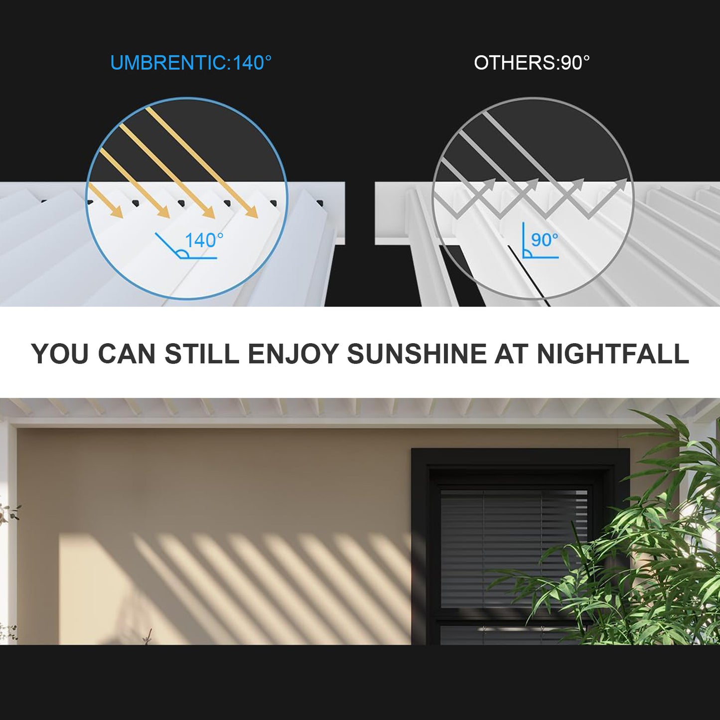 Outdoor aluminum Pergola
