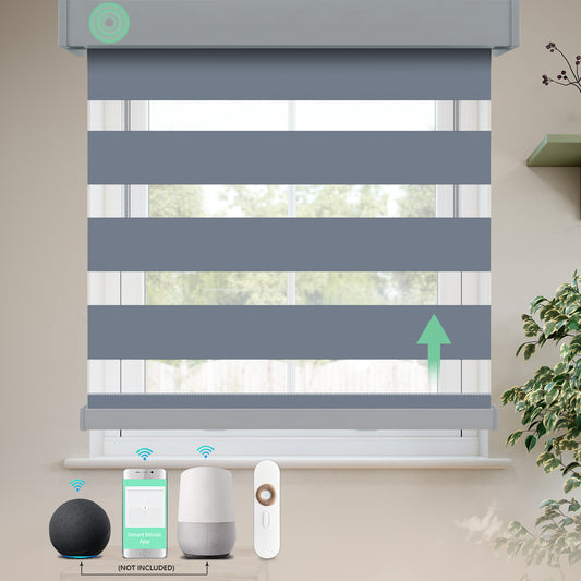 Automatic zebra blinds